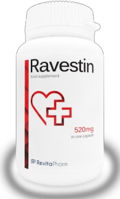 Ravestin capsules cœur hypertension 520mg France