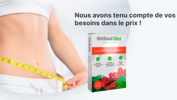 Prix Sirtfood Diet en France 